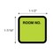 Nevs Printed Chart Labels - Room No 1-7/16" x 1-1/2" Chart w/Black NRBP-S-CHART - alternate 2